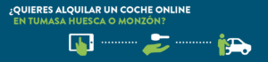 Pirineos Rent a Car es el servicio de alquiler de coches, furgonetas y monovolumen de Tumasa. Tu rent a car de confianza en Huesca, Monzón y Jaca