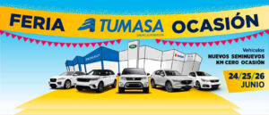 Bienvenidos a la Feria Tumasa Ocasión 2021. Los mejores precios para comprar tu Peugeot, Mazda, Suzuki, Jaguar, Land Rover y Mercedes-Benz en Huesca, Zaragoza, Lleida y Pamplona