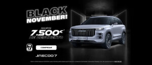 Foto del Jaecoo 7 y la campaña de Black Friday con 5.000€ de descuento para Tumasa Huesca y Monzón