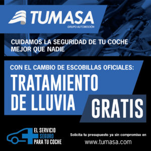 Tratamiento lluvia gratis en Huesca y Monzón. Oferta escobillas y ofertas taller en Huesca y Monzón