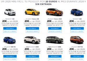 Tu nuevo Peugeot por 20€ al mes en 2020 en Tumasa Huesca y Monzón