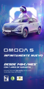 Foto vertical del nuevo Omoda 5 desde 23.000€ sólo en Tumasa