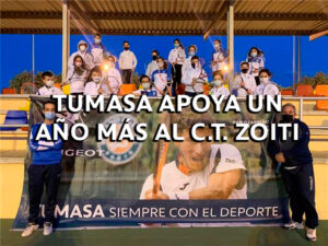Tumasa apoya al Club de Tenis Zoiti de Huesa en pleno relevo generacional